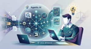 Agentic AI with local inference for expert witness work