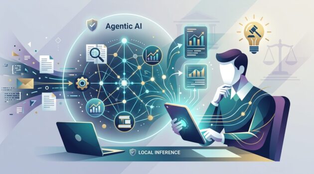 Agentic AI with local inference for expert witness work